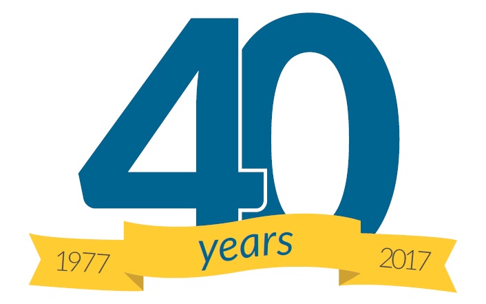 LMI 40th anniversary logo