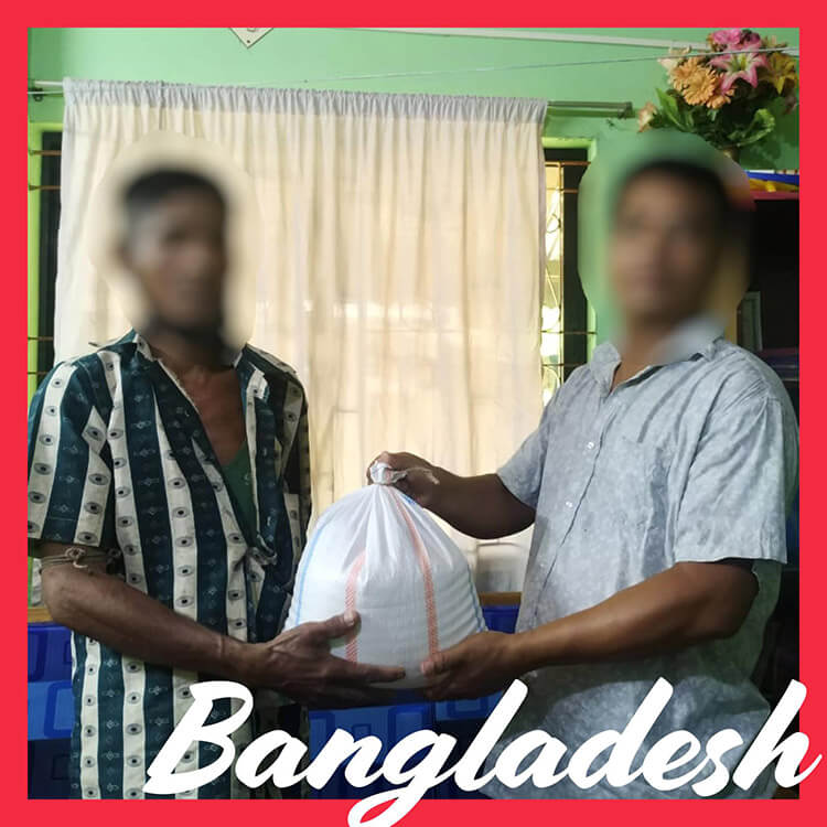 LMI Covid-19 International Relief Campaign supplying Food Parcels to people in Bangladesh